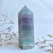 Load image into Gallery viewer, Lavender Fluorite Crystal Point #4