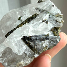 Load image into Gallery viewer, Green Tourmaline in Quartz #1
