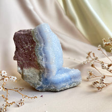 Load image into Gallery viewer, Blue Lace Agate Druzy #2