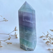 Load image into Gallery viewer, Lavender Fluorite Crystal Point #4