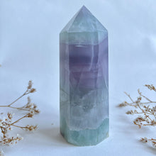 Load image into Gallery viewer, Lavender Fluorite Crystal Point #4