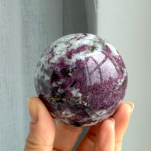 Load image into Gallery viewer, Rubellite (pink tourmaline) Sphere #4