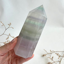 Load image into Gallery viewer, Lavender Fluorite Crystal Point #2