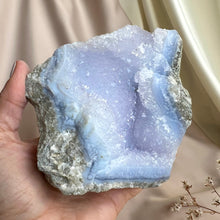 Ladda upp bild till gallerivisning, Blå spetsagat Druzy #3