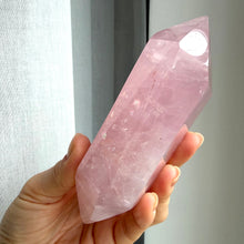 Load image into Gallery viewer, Rose Quartz Double Terminated Crystal