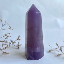 Load image into Gallery viewer, Lavender Fluorite Crystal Point #1