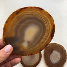 Ladda upp bild till gallerivisning, Agatunderlägg (set om 4)