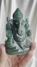 Load and play video in Gallery viewer, Green Aventurine Ganesha
