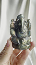 Load and play video in Gallery viewer, Labradorite Ganesha
