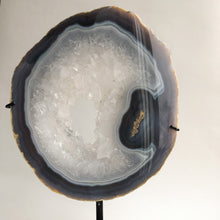 Ladda upp bild till gallerivisning, Agatskiva på stativ