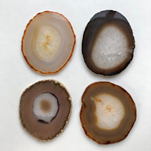 Ladda upp bild till gallerivisning, Agatunderlägg (set om 4)