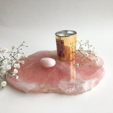 Ladda upp bild till gallerivisning, XL Rosenkvartsfat Rå kant