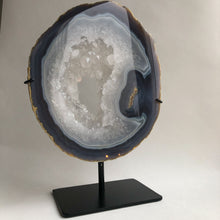 Ladda upp bild till gallerivisning, Agatskiva på stativ