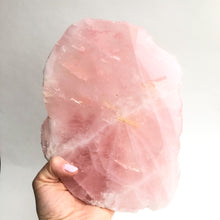 Ladda upp bild till gallerivisning, XL Rosenkvartsfat Rå kant