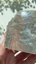 Load and play video in Gallery viewer, Sunset Labradorite Slab

