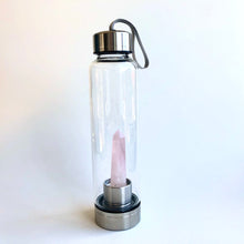 Load image into Gallery viewer, Bottle with Rose Quartz
