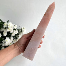 Load image into Gallery viewer, Pink Amethyst Obelisk XXL, 24 cm