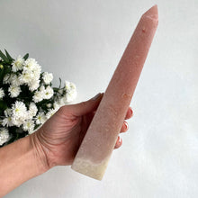 Load image into Gallery viewer, Pink Amethyst Obelisk XXL, 24 cm