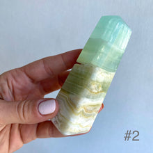 Load image into Gallery viewer, Green Calcite Tower Medium