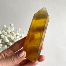 Load image into Gallery viewer, Yellow Fluorite Crystal Point #3