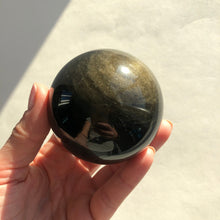 Ladda upp bild till gallerivisning, Gyllene glans Obsidian sfär