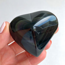 Load image into Gallery viewer, Rainbow obsidian heart