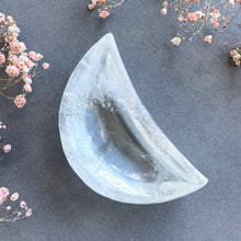 Ladda upp bild till gallerivisning, Klar kvarts månskål