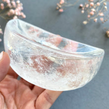 Ladda upp bild till gallerivisning, Klar kvarts månskål