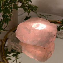 Load image into Gallery viewer, Rose Quartz Candle Holder
