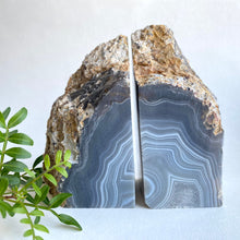 Load image into Gallery viewer, Natural Blue Agate Book Holders #9