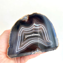 Load image into Gallery viewer, Black Agate Candle Holder, Gold #5