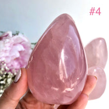 Ladda upp bild till gallerivisning, Rosenkvarts stående friform 9 cm