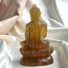 Load image into Gallery viewer, Yellow Fluorite Buddha
