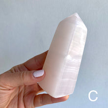Load image into Gallery viewer, Pink Calcite Tower, 10-11 cm
