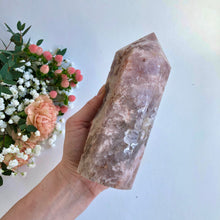 Load image into Gallery viewer, Pink Amethyst Crystal Point, XL