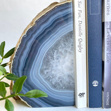 Load image into Gallery viewer, Natural Blue Agate Book Holders #8
