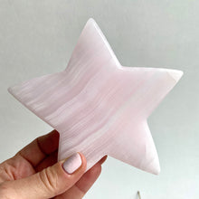 Ladda upp bild till gallerivisning, Rosa Kalcitstjärna Stor