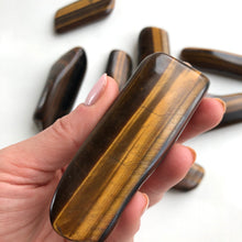 Ladda upp bild till gallerivisning, Tigeröga polerad sten