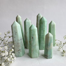 Ladda upp bild till gallerivisning, Krysopraskristallpunkt