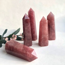 Ladda upp bild till gallerivisning, Jordgubbskvartskristallpunkt
