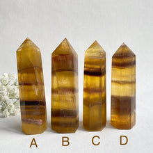 Load image into Gallery viewer, Yellow Fluorite Crystal Point 12 cm