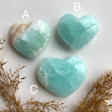 Load image into Gallery viewer, Caribbean Blue Calcite Heart