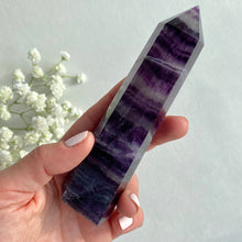 Load image into Gallery viewer, Purple Fluorite Crystal Point #3