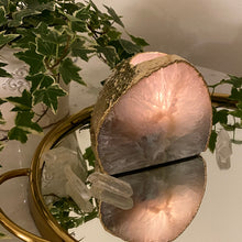 Load image into Gallery viewer, Agate Candle Holder, Gold #3