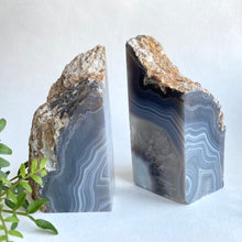 Load image into Gallery viewer, Natural Blue Agate Book Holders #9