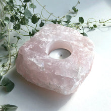 Load image into Gallery viewer, Rose Quartz Candle Holder