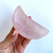 Ladda upp bild till gallerivisning, Månskål i rosenkvarts