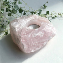 Load image into Gallery viewer, Rose Quartz Candle Holder