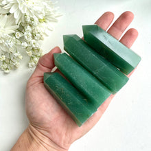 Ladda upp bild till gallerivisning, Grön aventurinkristallpunkt liten