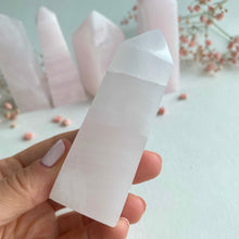 Load image into Gallery viewer, Pink Calcite Tower, 8-9 cm